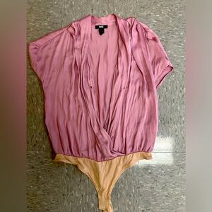PAIGE: purple blouse bodysuit